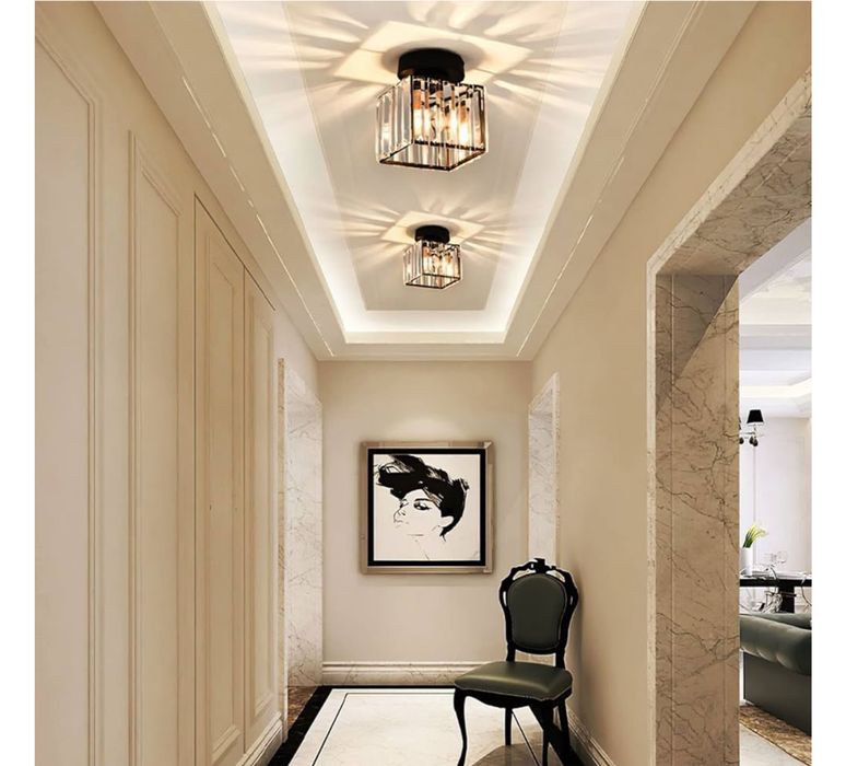 Kryształowa Lampa Sufitowa Nowoczesna