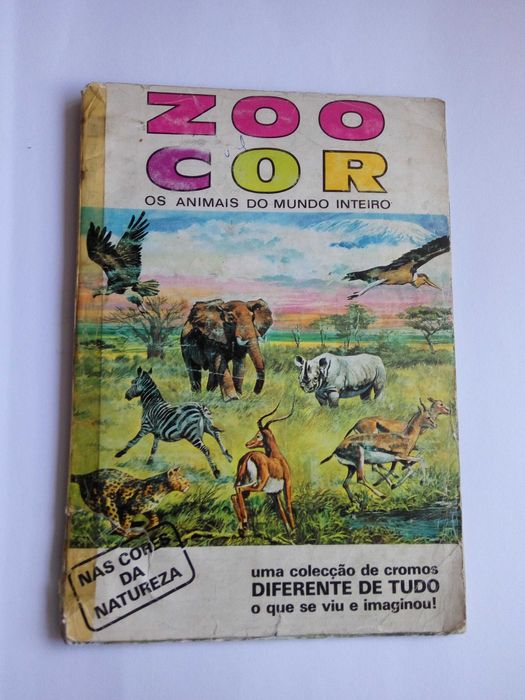 Caderneta Cromos Zoo Cor