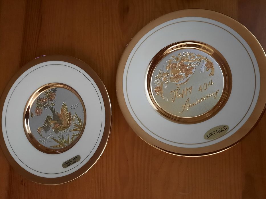 Pratos decorativos Art Chokin