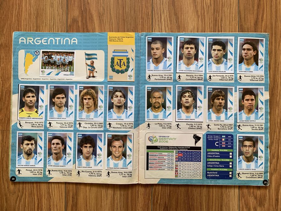 Caderneta Completa - FIFA World Cup Germany 2006