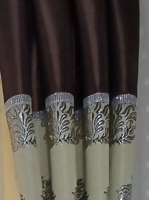 Zasłony czekoladowe 2 sztuki wysyłka olx GRATIS