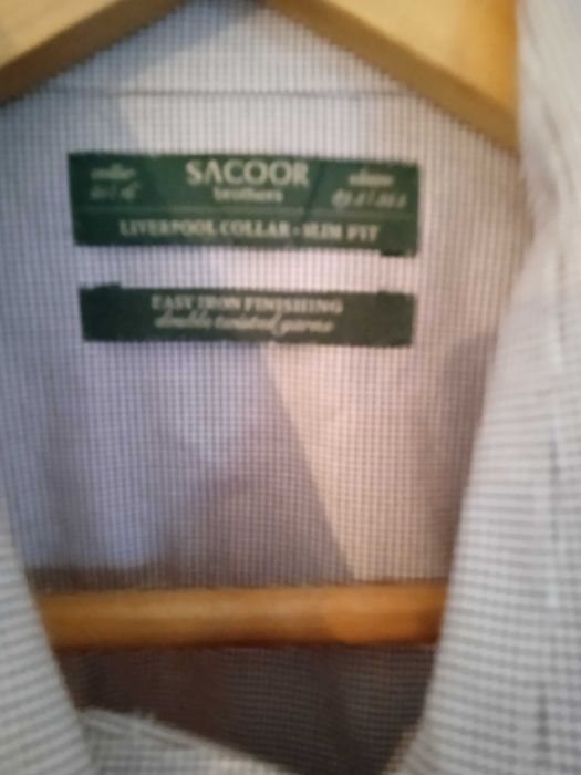 Camisa Sacoor Brothers T 41 Slim fit easy ironing.