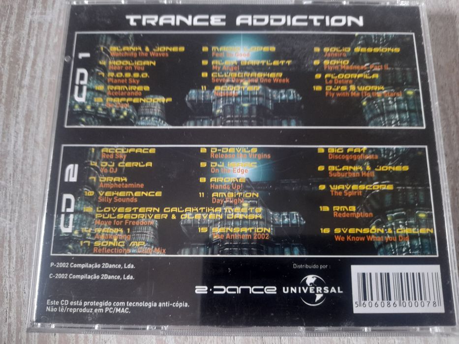 Trance Addiction  2002 cd Portugal