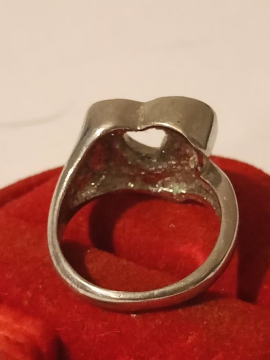 Pierścionek serce rozmiar 16