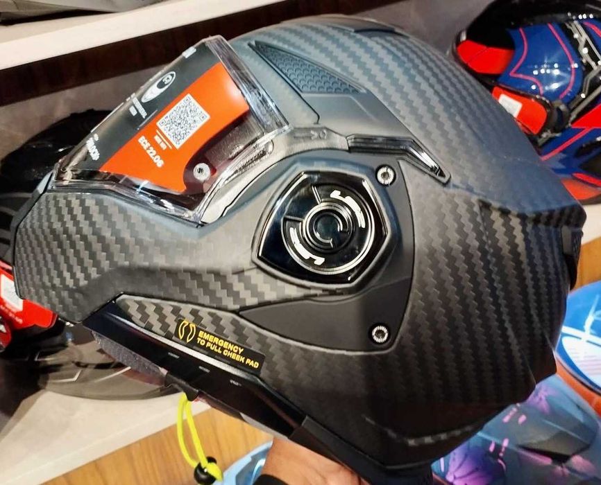 Capacete NOVO Modular LS2 Advant X Carbon Mat (37% DESCONTO)Tamanho XS