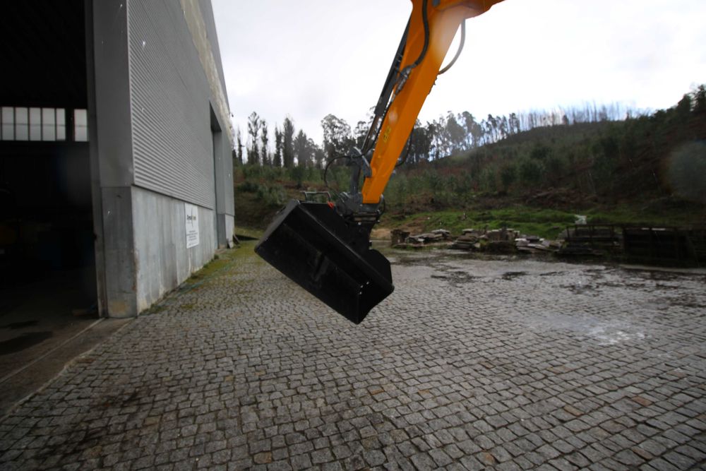 Mini Giratória Wacker Neuson ET 65 Balde Limpeza Hidráulico luzes 360