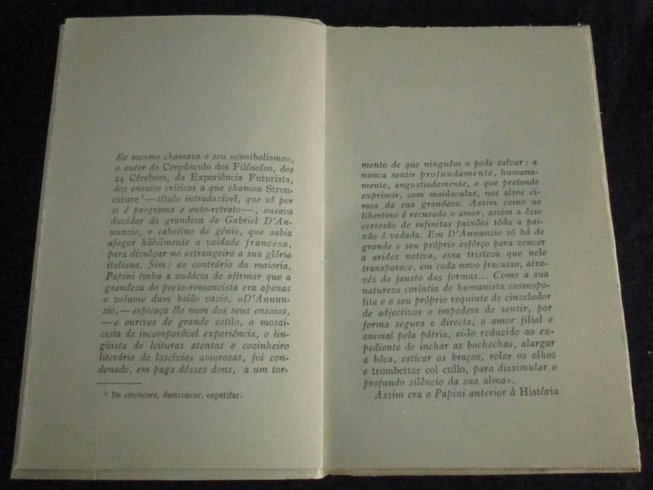 Livro Papini Cem Páginas Bertrand Tiragem Especial