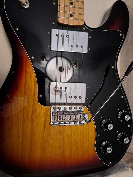 Fender MIJ 70s Telecaster Deluxe Sunburst 2019 + equipamento