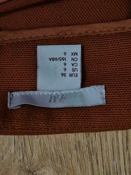 ruda spódnica spódniczka hm h&m 36 S