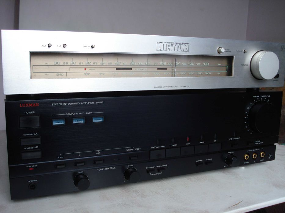 Підсилювач "Luxman" LV-113, cd-прогр. D-113D, тюнер T-2