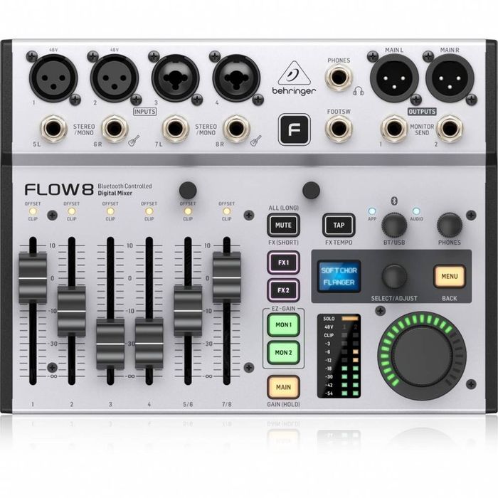 Behringer Flow8 mikser cyfrowy + case / mały mikser / mackie presonus