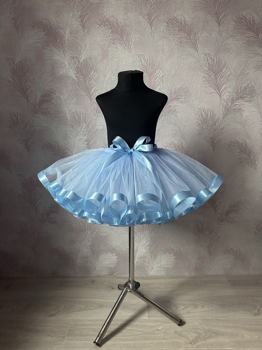 Костюм хмаринки тучки  краплинки пошив блакитна фатинова спідниця