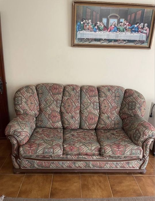 Sofa cama  + 2 poltronas