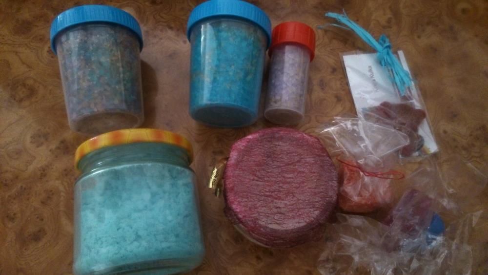 sole mydełka do kąpieli nowe