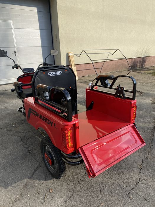 Електричний трицикл із кузовом CORSO HARDY-10 S 1200W-60V-38Ah