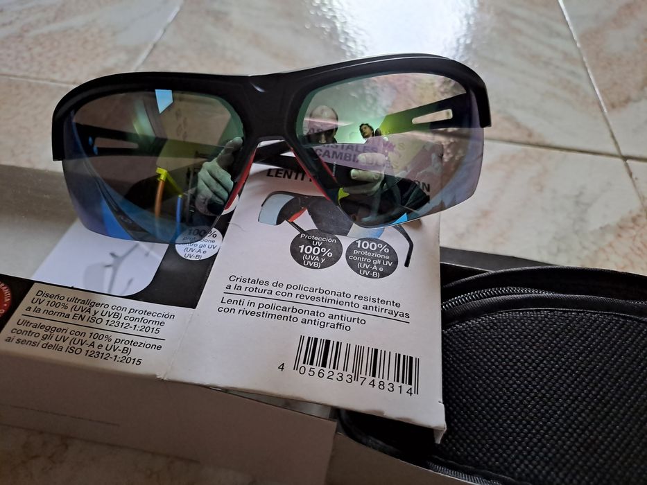 Óculos desportivos com lentes de substituição (Artigo Novo)