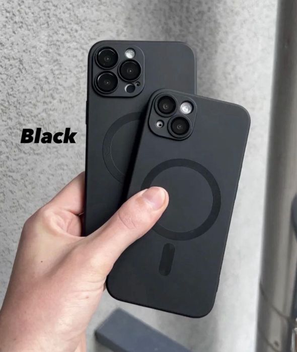 Прозорий силіконовий чохол з Магсейф Айфон | Чехол iPhone с MagSafe