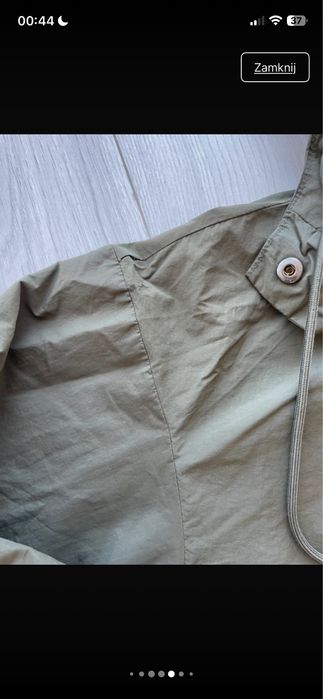 Parka wiatrówka khaki S M Reserved