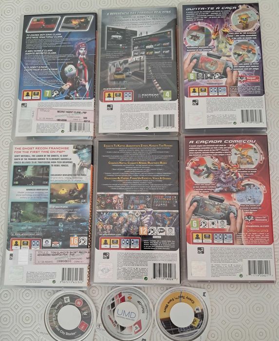 Jogos diversos para a PSP