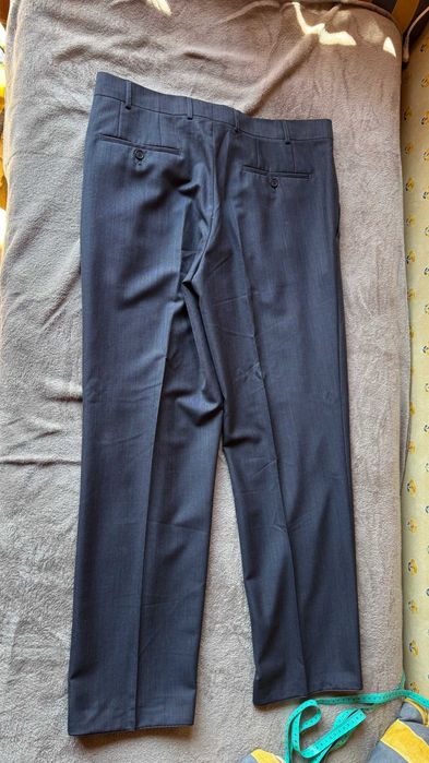 Męskie, eleganckie spodnie wełna i jedwab, Adler, r.25(50-L)-ideał