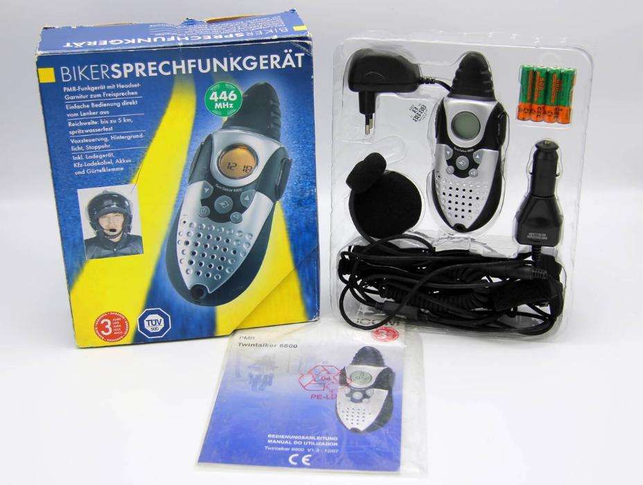 Intercomunicador entre Motas UHF alcance 2Km NOVO 3 unidades em stock