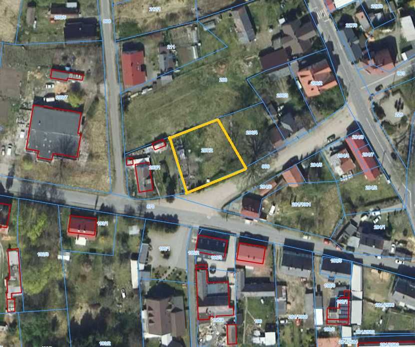 Działka budowlana 940 m² w centrum Ruszowa