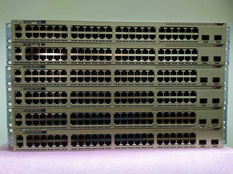 Гігабітний комутатор PoE+ Cisco Catalyst С6800IA-48, 2x10G SFP+