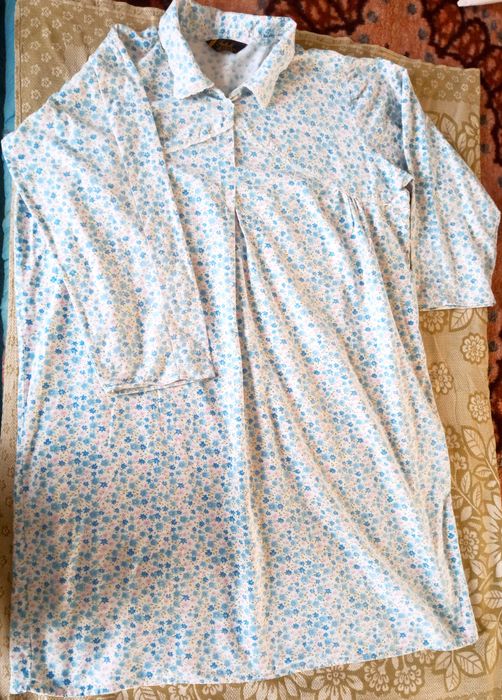 Жіноча нічна сорочка, фланель, б/в.великий розмір