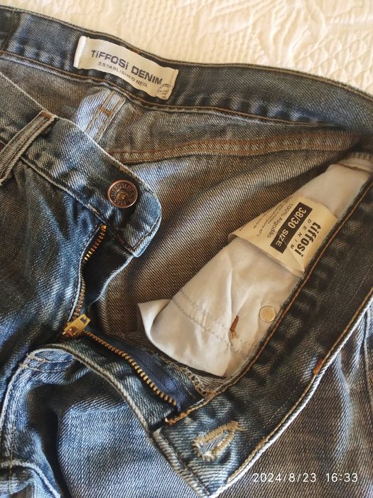 Calças de ganga de cintura baixa