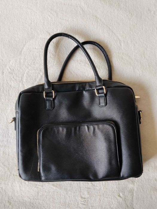 Torba na laptopa 15" Stackers | Czarna Aktówka 3w1