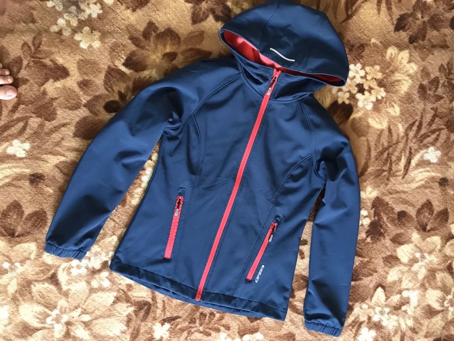 Куртка - вітрівка, soft shell на флісі, ТМ icepeak 11-12 р. (152 см.)