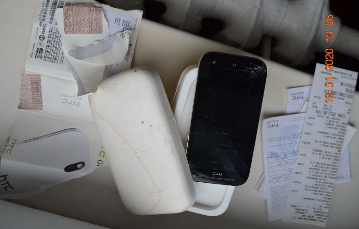 Android-смартфон HTC One SV C520e White. 4,3". 2012 г.в. Не рабочий