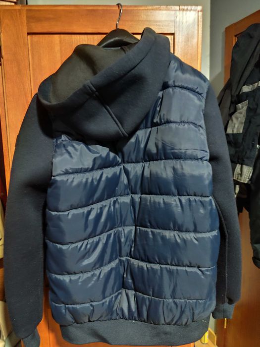 Casaco Tiffosi Acolchoado Azul com Capuz – S