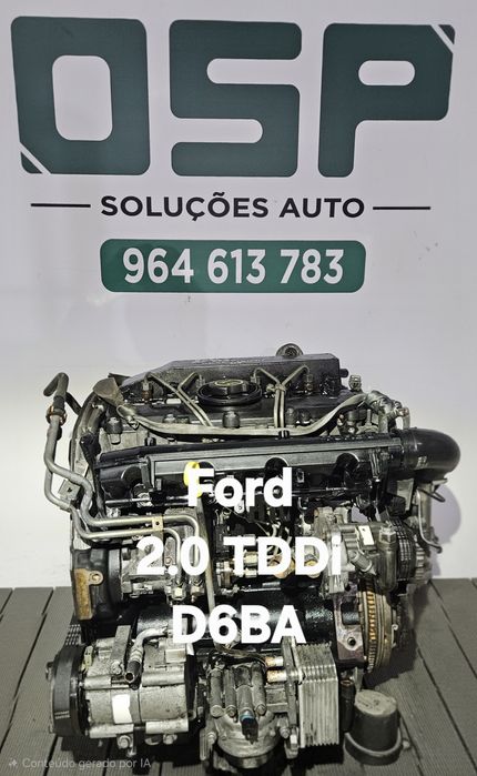 Motor Ford 2.0 Di ref D6BA