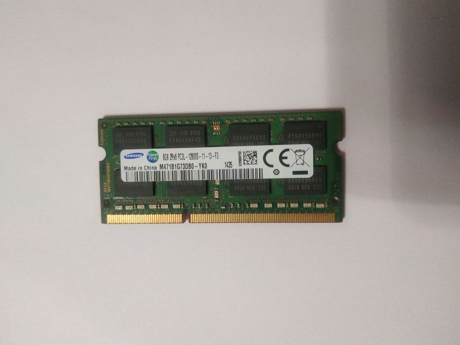 Оперативна пам'ять Samsung SO-DIMM 8 GB DDR3L 1600 MHz (M471B1G73DB0-Y