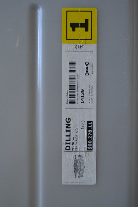 Pojemnik z pokrywką Ikea Dilling 70 x 77 x 19 cm pod łóżko pudełko organizer