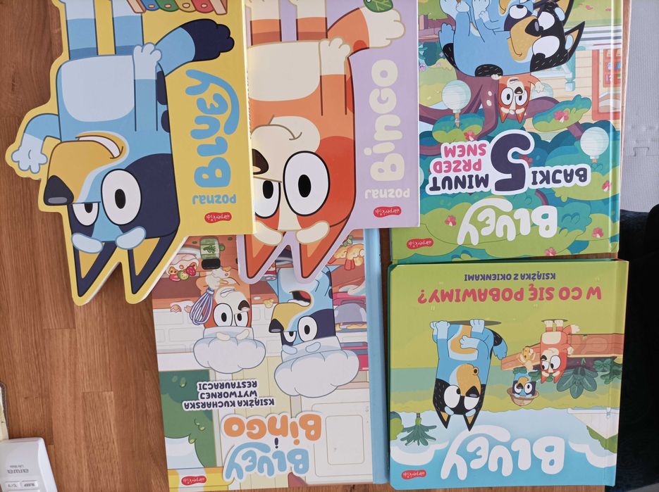 książeczki Bluey Bingo  5 sztuk komplet