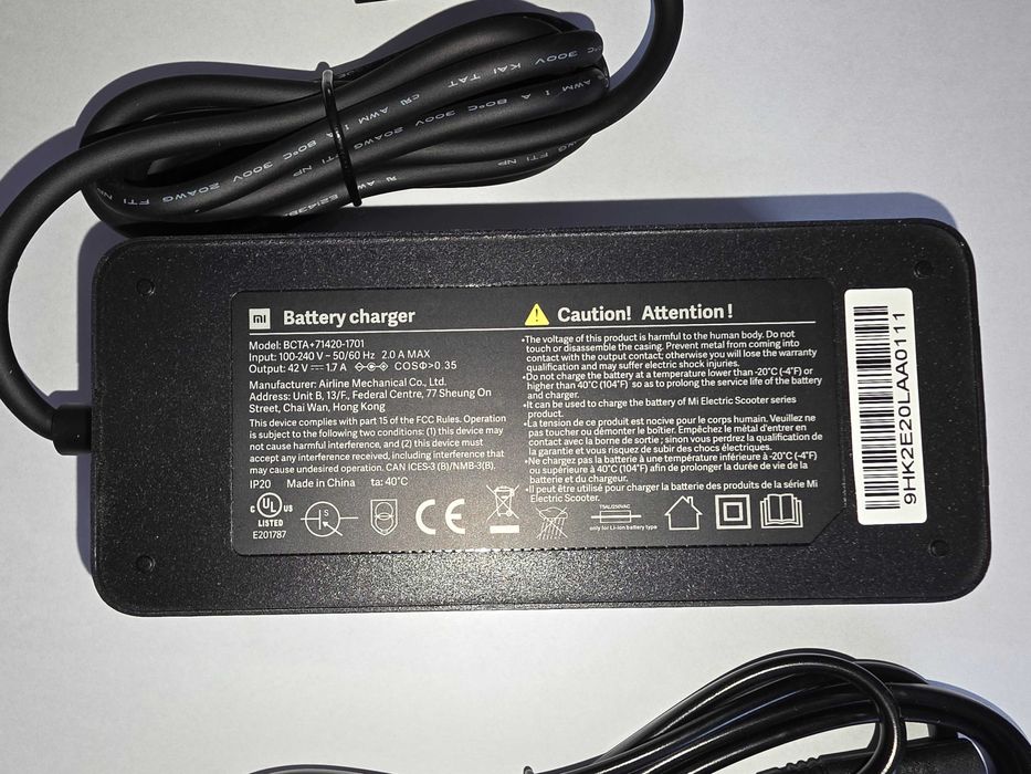 Ładowarka do hulajnogi dla Xiaomi M365 1S Pro Pro2 Es1 2 4