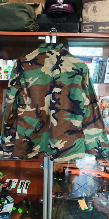 Bluza Mundurowa BDU Coat Hot Weather Woodland US Army Medium Short Ripstop