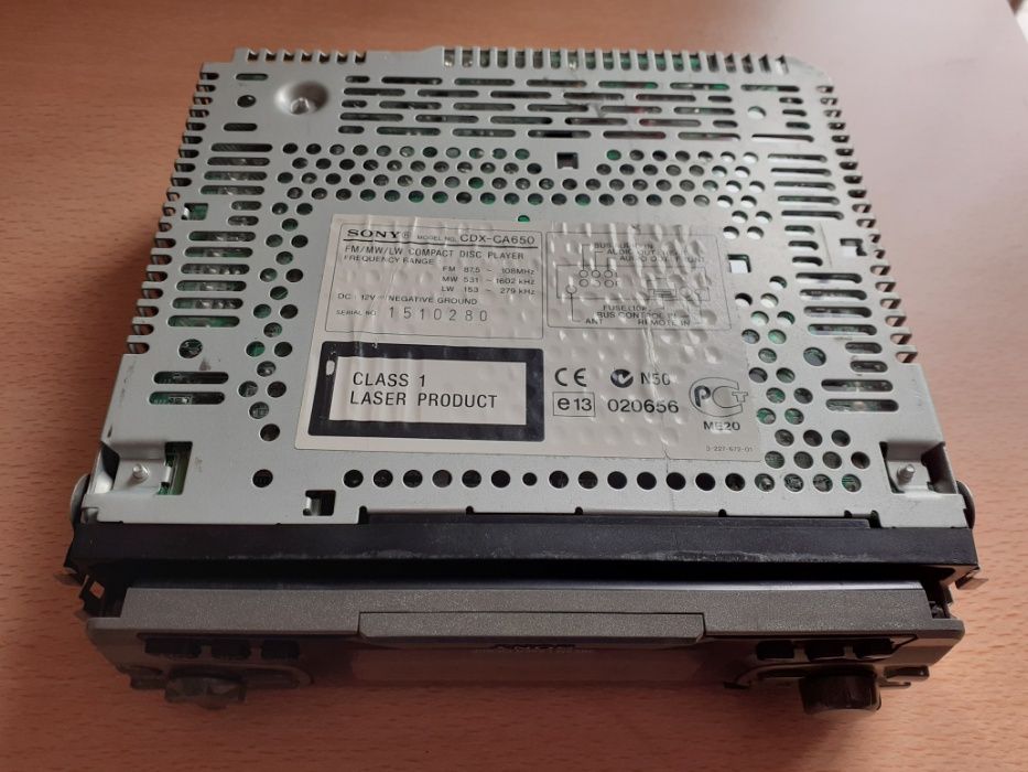 Auto Rádio Sony CDX-CA 650