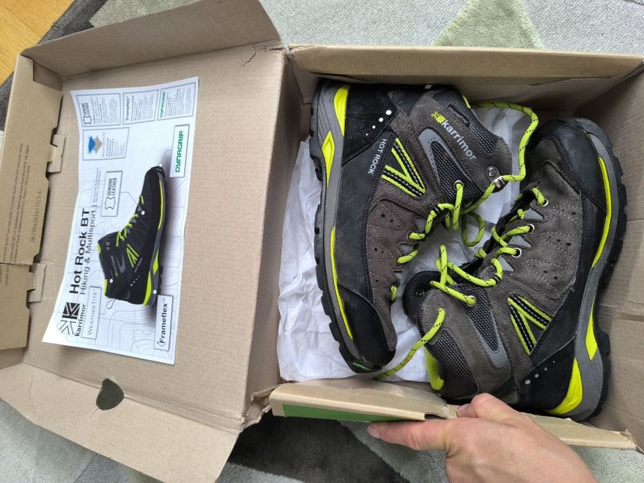 Buty trekkingowe Karrimor Hot Rock skóra, wodoodporne rozm.35,5, 22cm