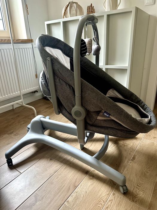 Chicco, Baby Hug Air 4in1, wielofunkcyjne łóżeczko-krzesełko, Titanium