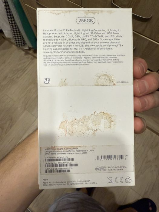 iPhone X, 256gb white / білий/ белый
