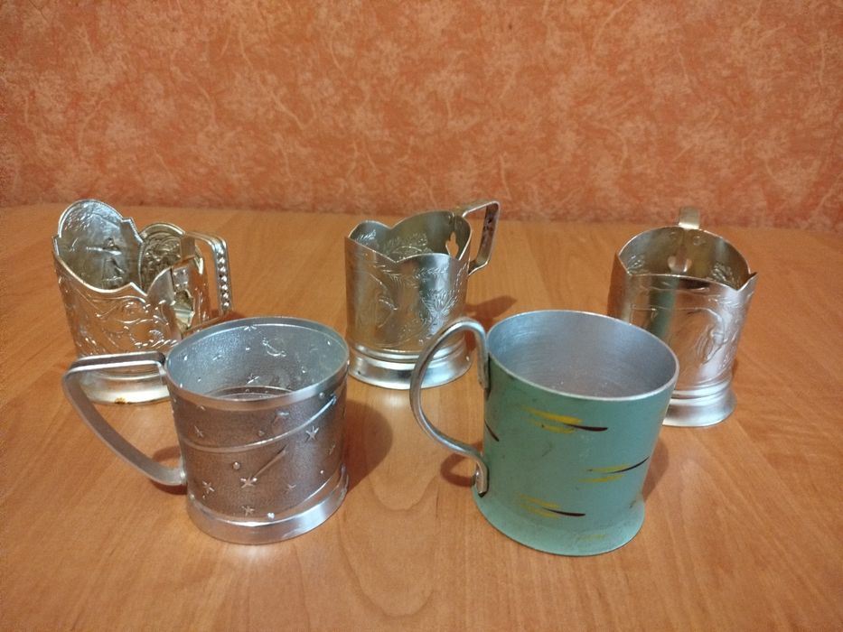 Подстаканники СССР,чайные ложки,разнос