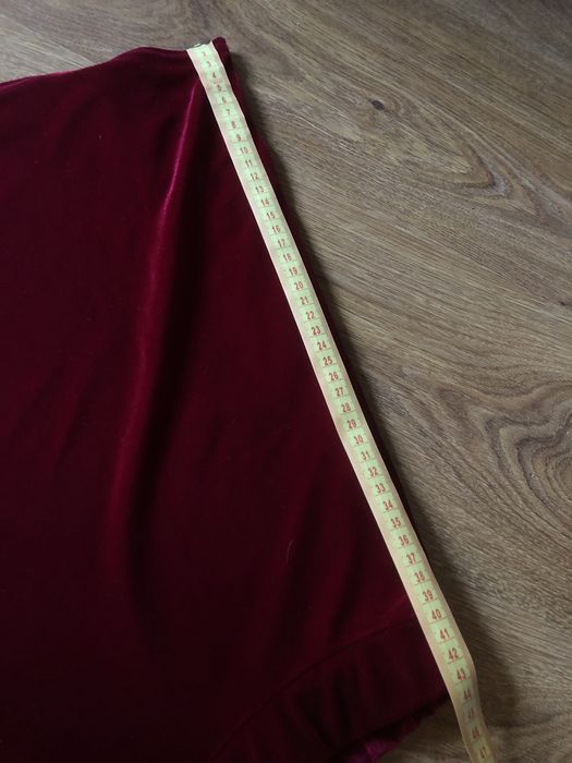 Юбка велюровая