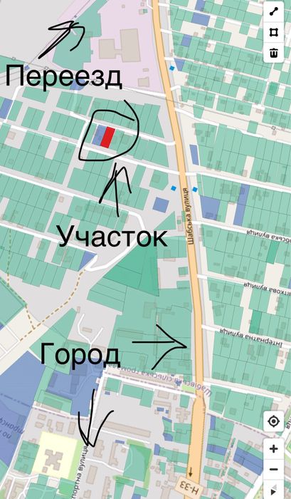 Продам участок в городе