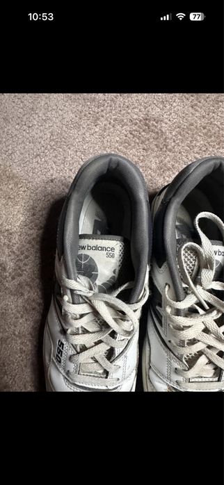 Buty Sneakersy New Balance 550 44.5 Og white