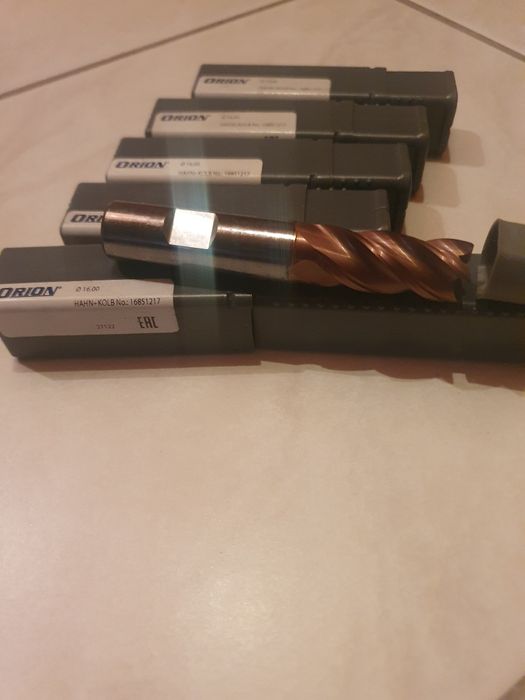 Frezy trzpieniowe Orion VHM HPC 16,0x36x92 chwyt HB 5 sztuk