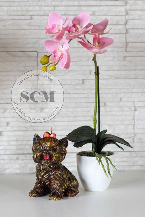 Świeca sojowa piesek Shi Tzu West Cairn Terrier York