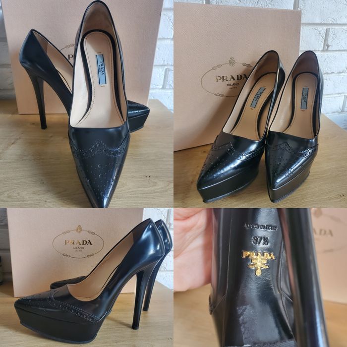 Szpilki Prada oryginał 37,5 /38
